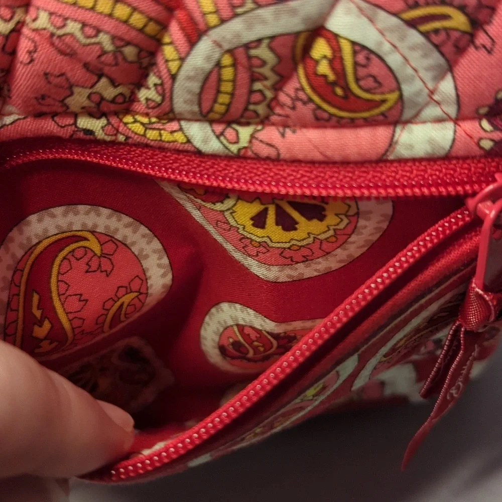Vera Bradley Mini Hipster Purse Bag Rosy Posies Retired Print 2012